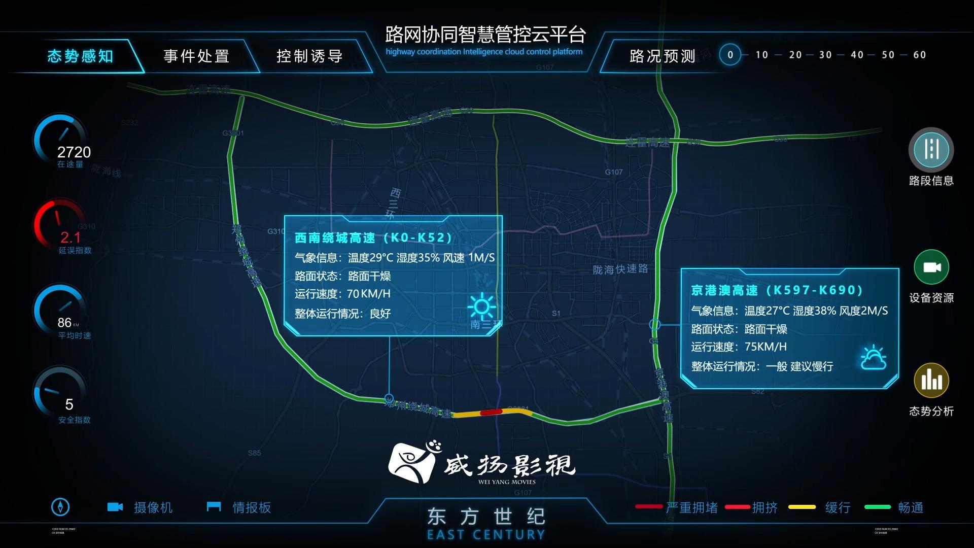 東方世紀智慧高速系統(tǒng)演示